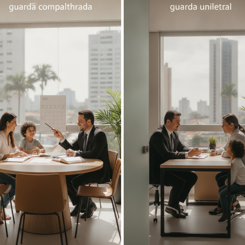 Guarda Compartilhada ou Unilateral: Qual a Melhor Opção em Goiânia?